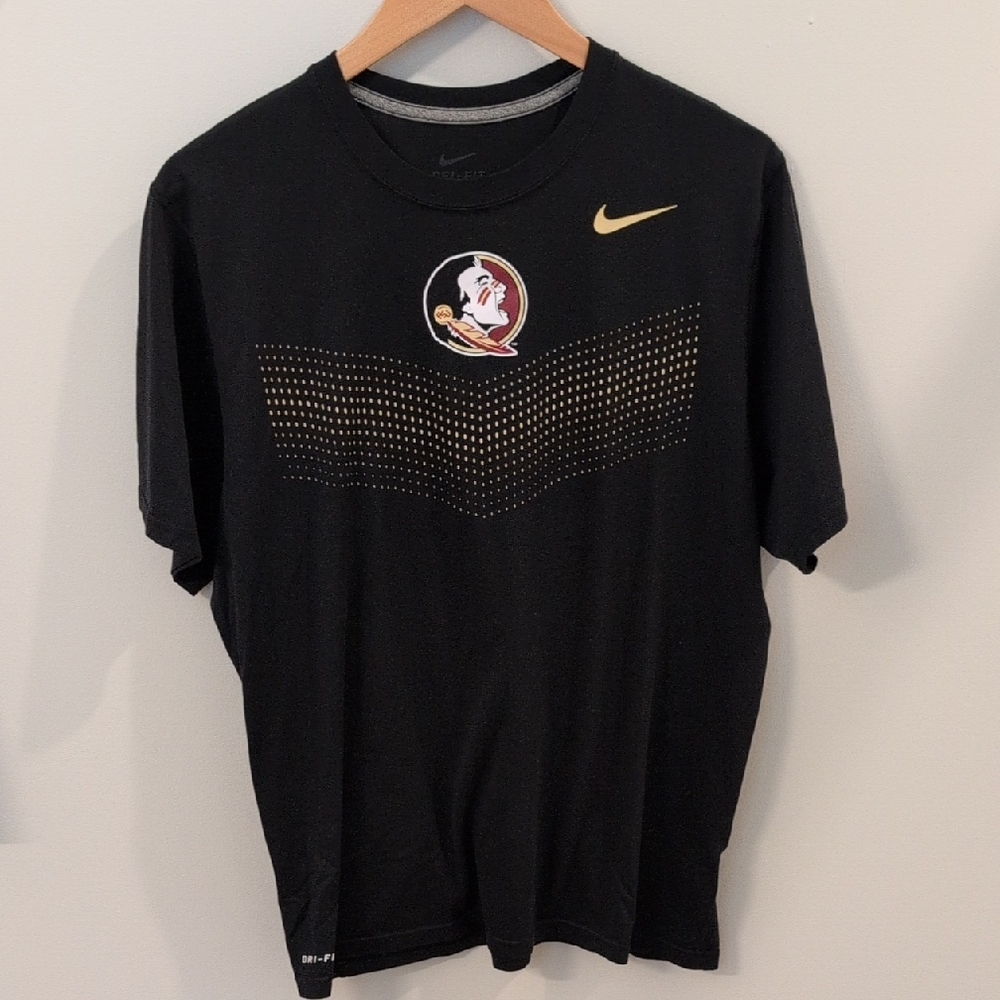 Nike Black FSU Dri-fit Tee
